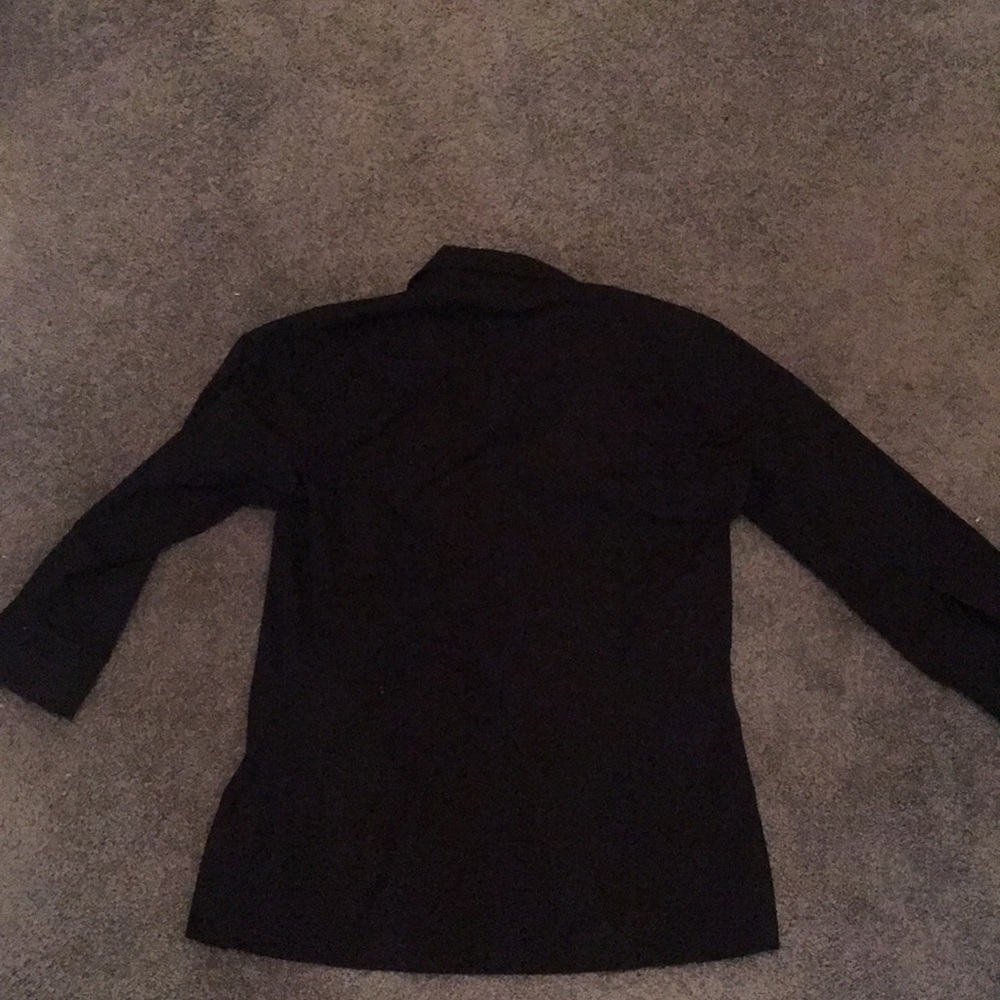 Black basic button down, work appropriate - Picture 4 of 4